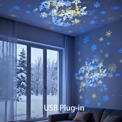 Dynamic Rotating Projection Night Light