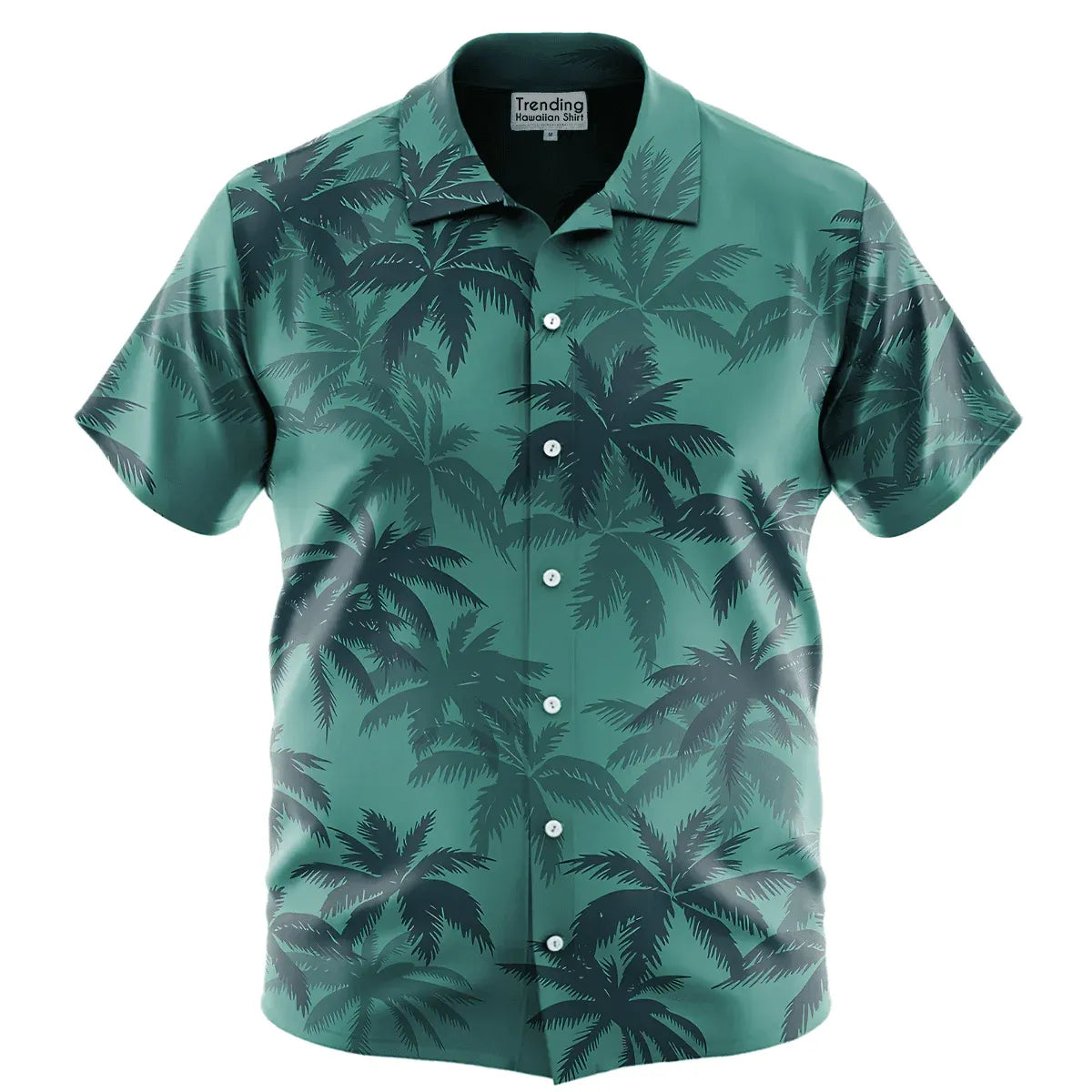 Men’s Tropical Palm Shirt & Shorts Set