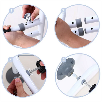 Toilet Frame with Adjustable Legs