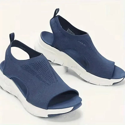 Women’s Breathable Knit Cutout Platform Sandals