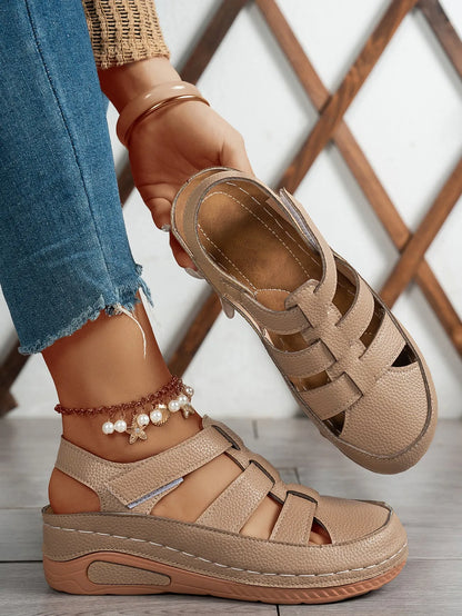 Women’s Closed-Toe Wedge Sandals