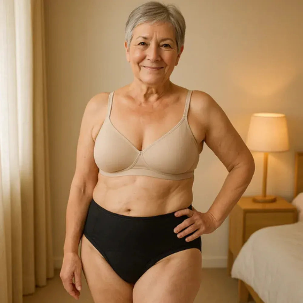 Women's High Waisted Leak Resistant Underwear Set (4 Pack)