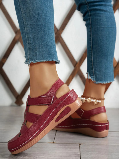 Women’s Closed-Toe Wedge Sandals