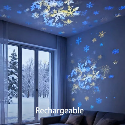 Dynamic Rotating Projection Night Light