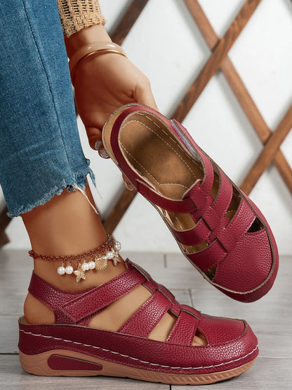 Women’s Closed-Toe Wedge Sandals