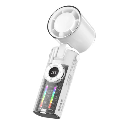 Portable Bladeless Handheld Fan with Digital Display