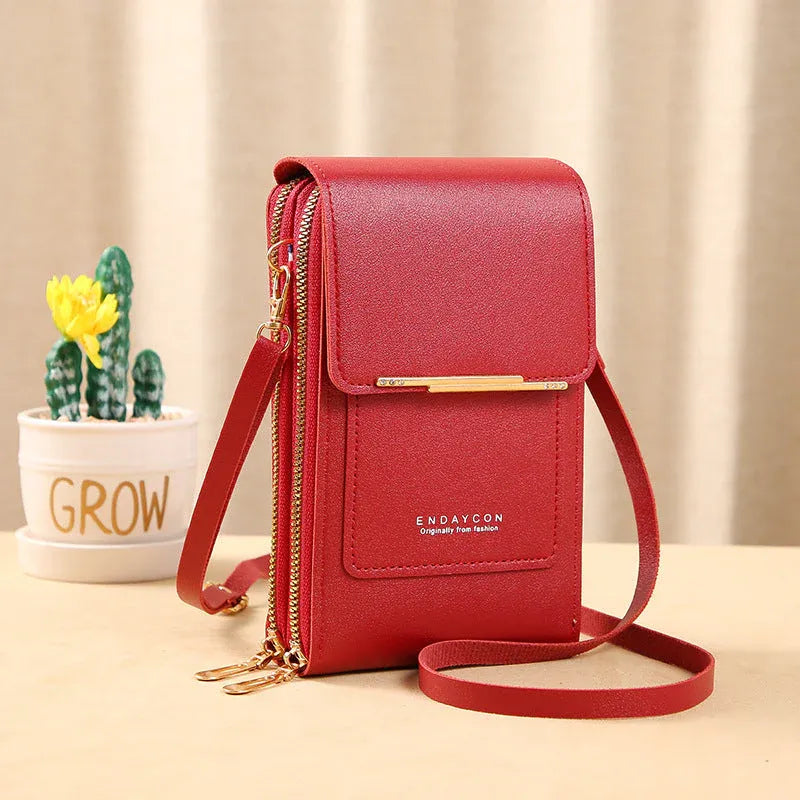 Touchscreen Crossbody Phone Wallet Bag