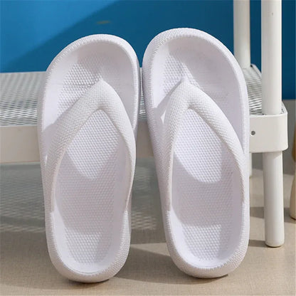Women's Cushioned Platform Flip Flops