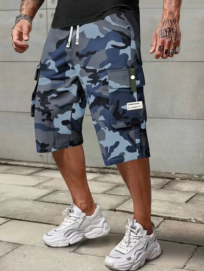 Men’s Drawstring Cargo Shorts