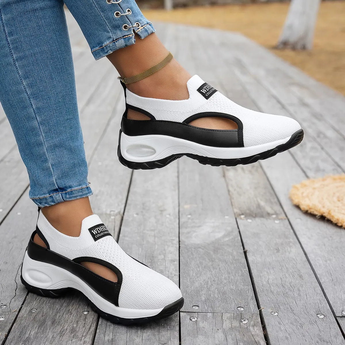 Women’s Slip-On Mesh Walking Sneakers