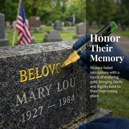 Grave Inscription Restoration Marker Pen