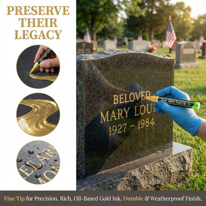 Grave Inscription Restoration Marker Pen