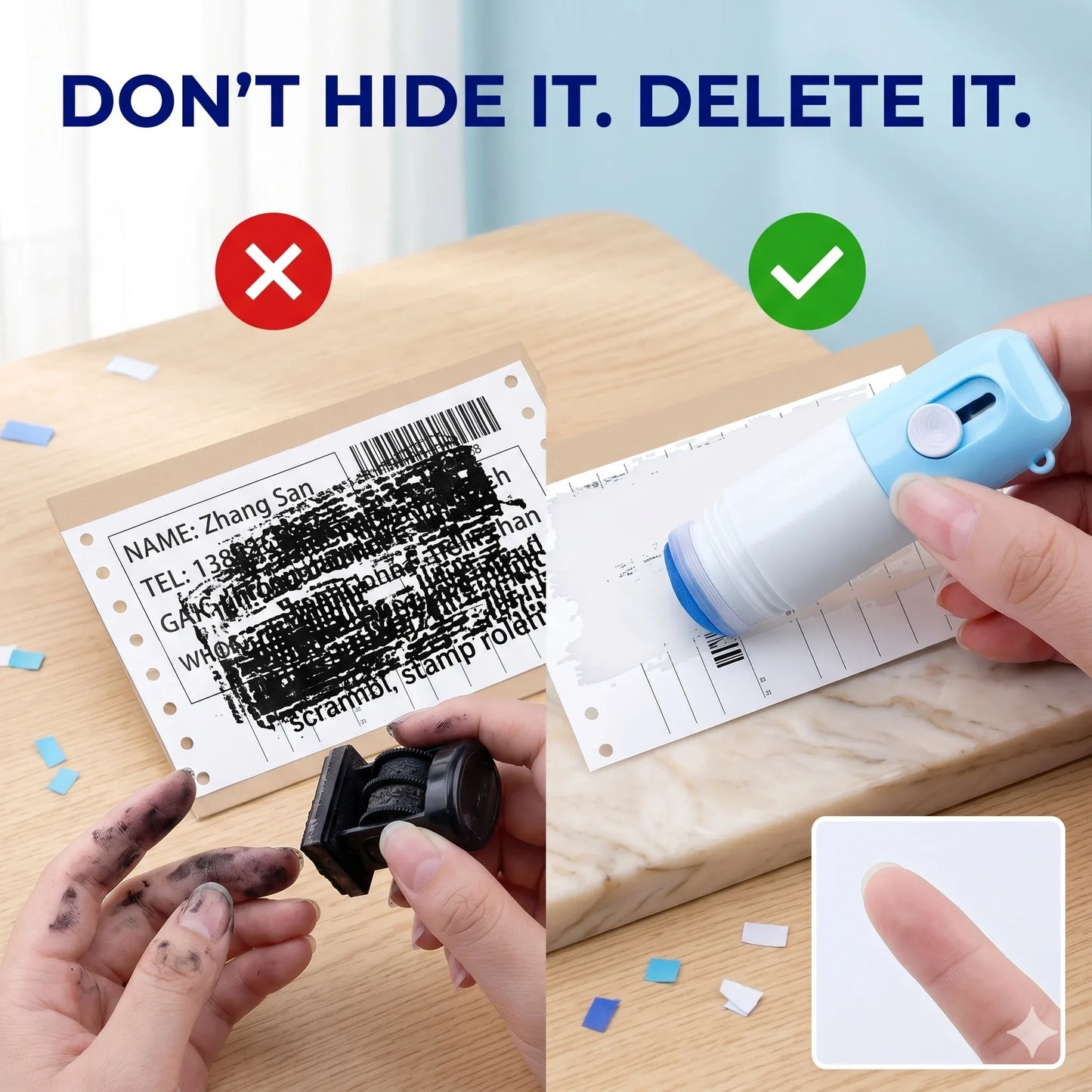 2-In-1 Privacy Protection Box Cutter Tool
