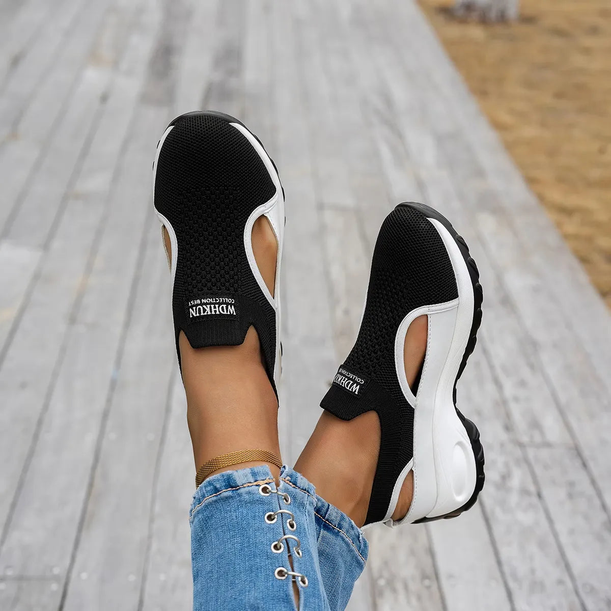 Women’s Slip-On Mesh Walking Sneakers