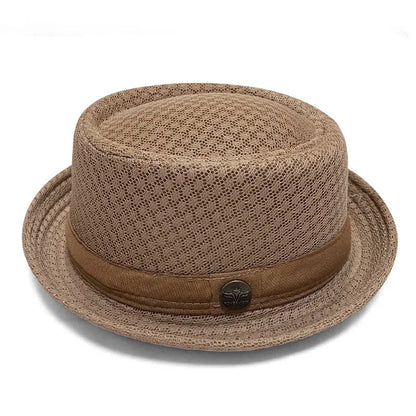 Unisex Mesh Pork Pie Hat
