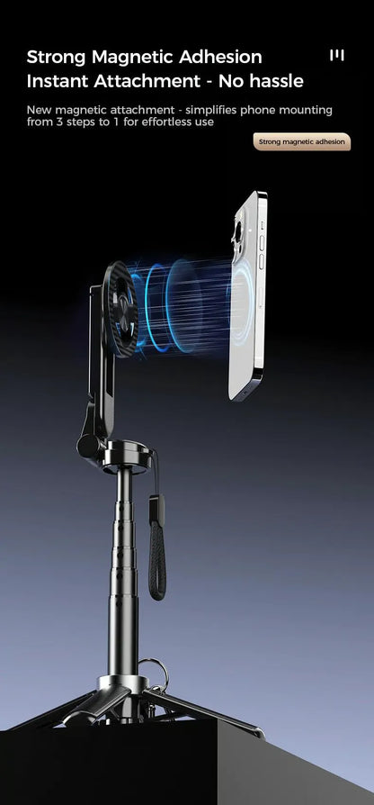 Magnetic 360° Selfie Stick Tripod with Remote