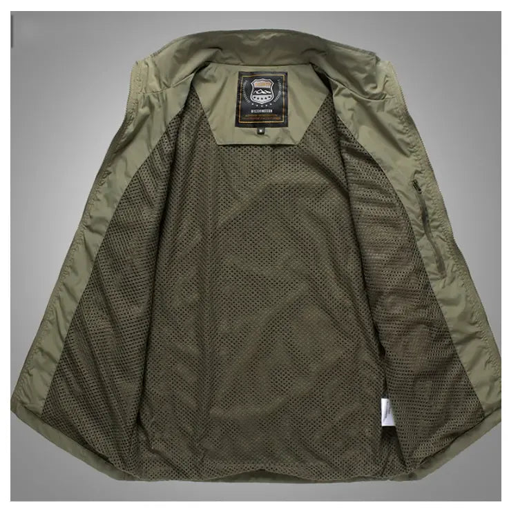 Men’s Outdoor Multi-Pocket Utility Vest