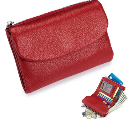 Unisex Pebble Leather-Look RFID Wallet