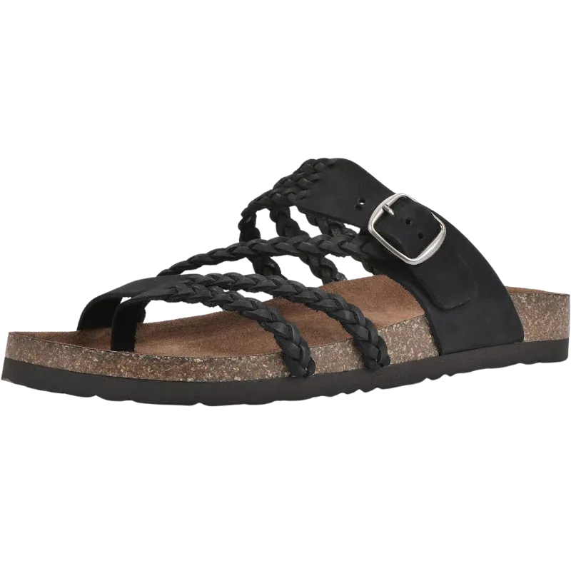 Women's Braided Buckle Slide Sandals