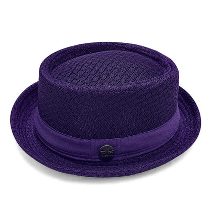 Unisex Mesh Pork Pie Hat