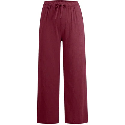 Women’s Lightweight Wide Leg Drawstring Pants