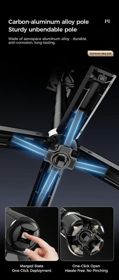 Magnetic 360° Selfie Stick Tripod with Remote