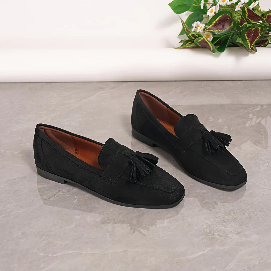 Women’s Suede-Look Tassel Loafers