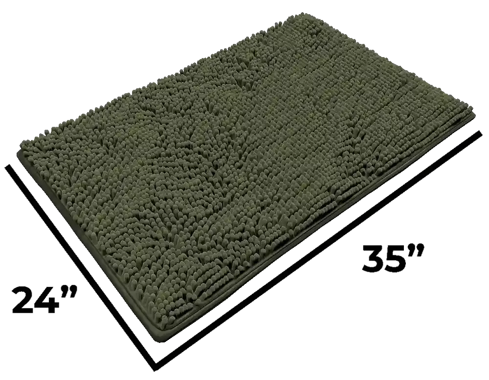 Ultra-Absorbent Plush Pet Mat