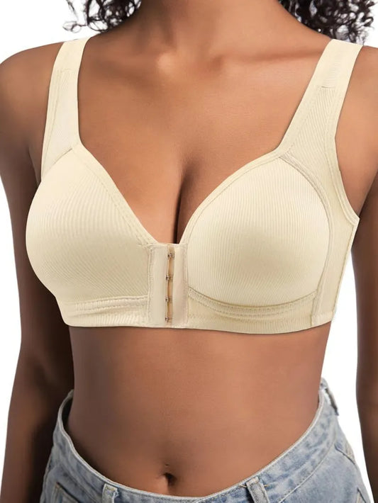 Women’s Front Closure Wireless Support Bra