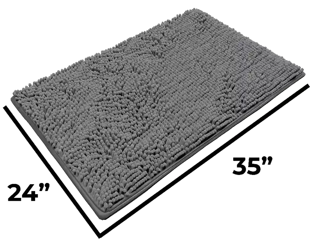 Ultra-Absorbent Plush Pet Mat