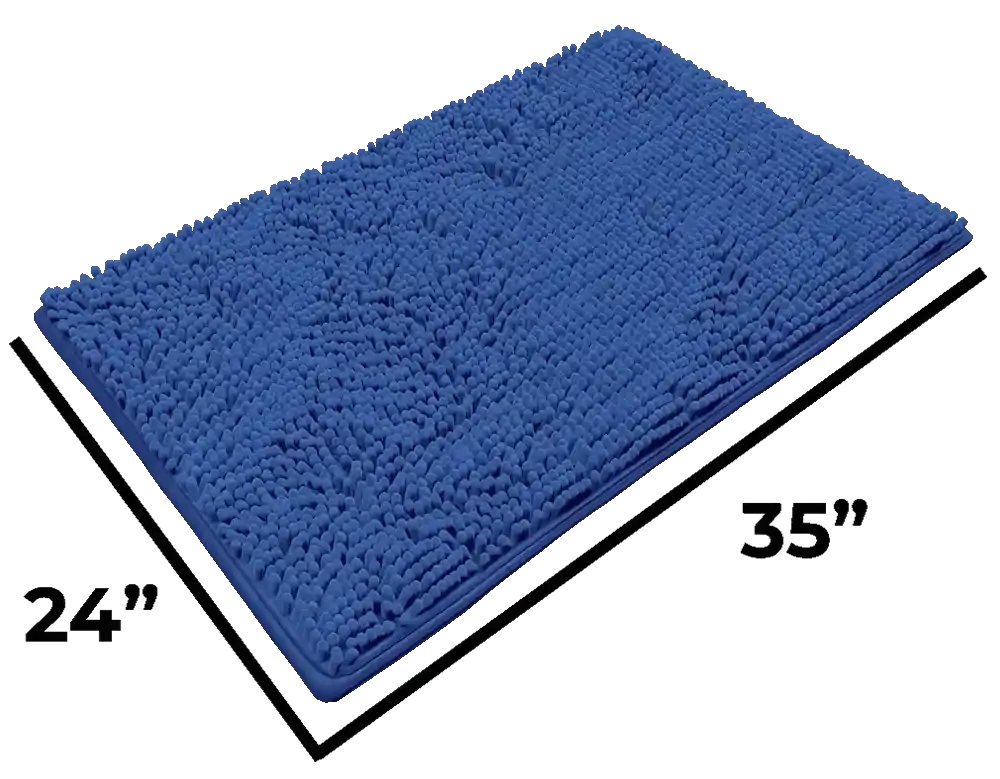 Ultra-Absorbent Plush Pet Mat