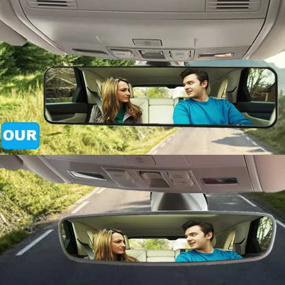 Clip-On Wide Angle Rearview Car Mirror