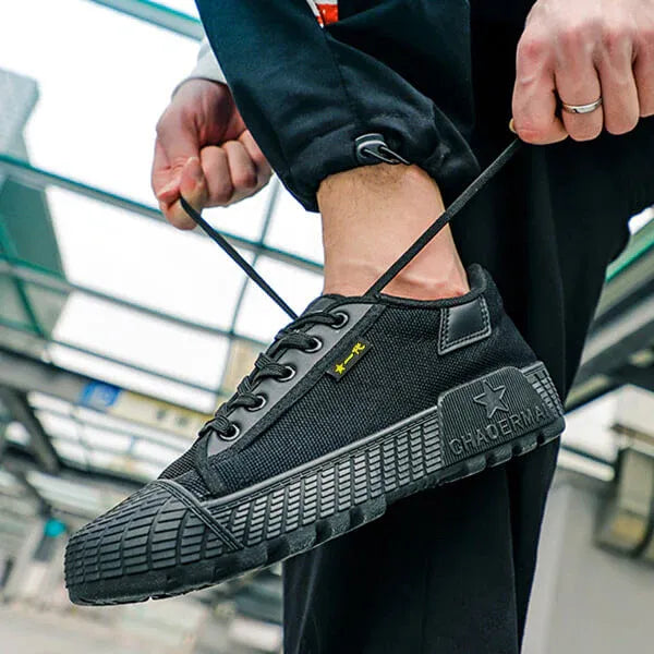 Men’s Rugged Low-Top Lace-Up Sneakers
