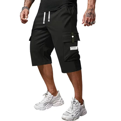 Men’s Drawstring Cargo Shorts
