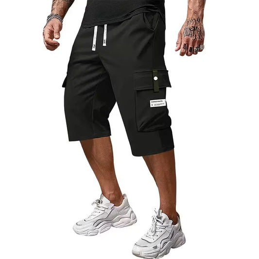 Men’s Drawstring Cargo Shorts