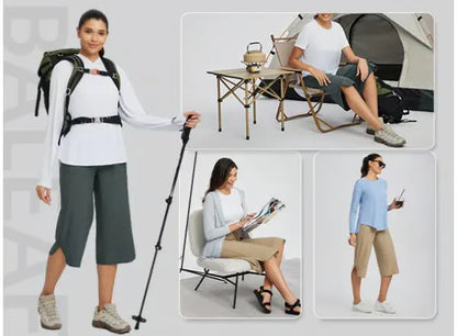 Women’s Wide Leg Active Capri Pants