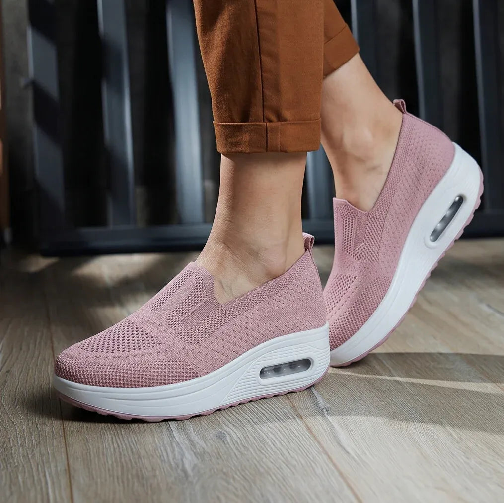 Women’s Air-Cushion Slip-On Walking Shoes