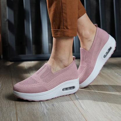 Women’s Air-Cushion Slip-On Walking Shoes