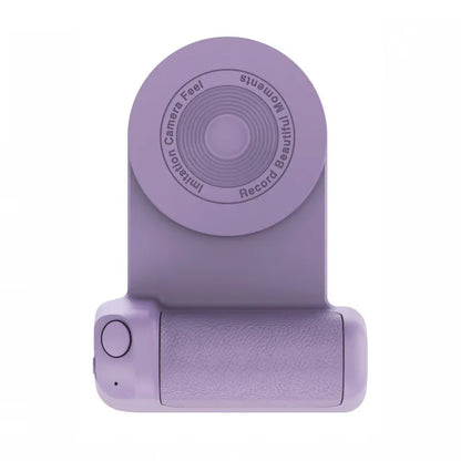 Magnetic Wireless Charging Camera Grip with Bluetooth Shutter