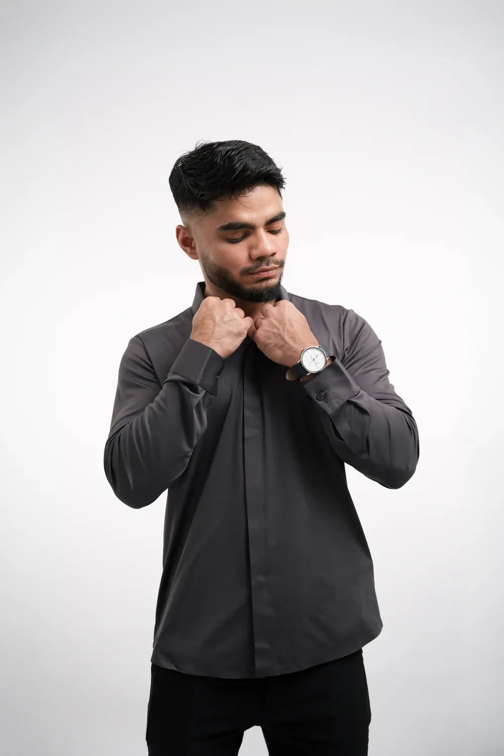 Men’s Wrinkle-Resistant Long-Sleeve Dress Shirt