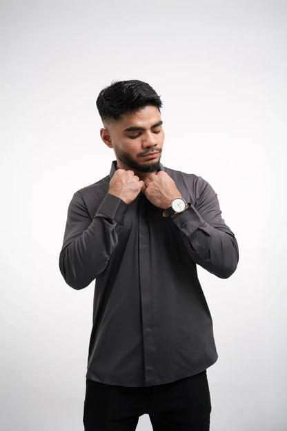 Men’s Wrinkle-Resistant Long-Sleeve Dress Shirt