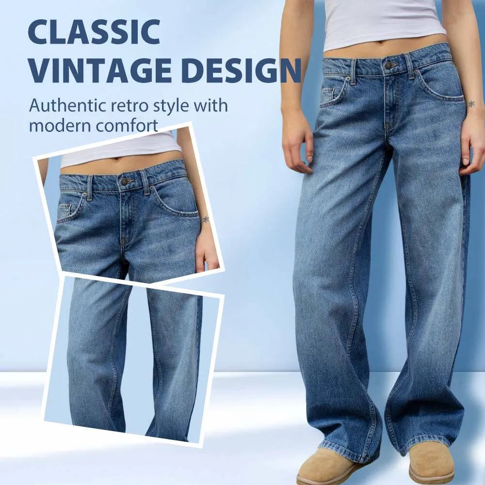 Women’s Vintage Relaxed Wide-Leg Jeans