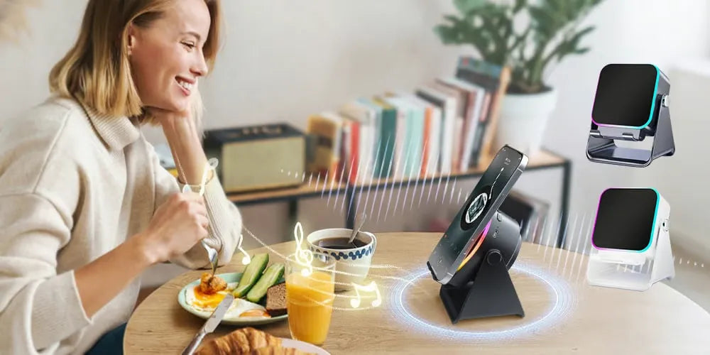 Wireless Audio Speaker Phone Stand