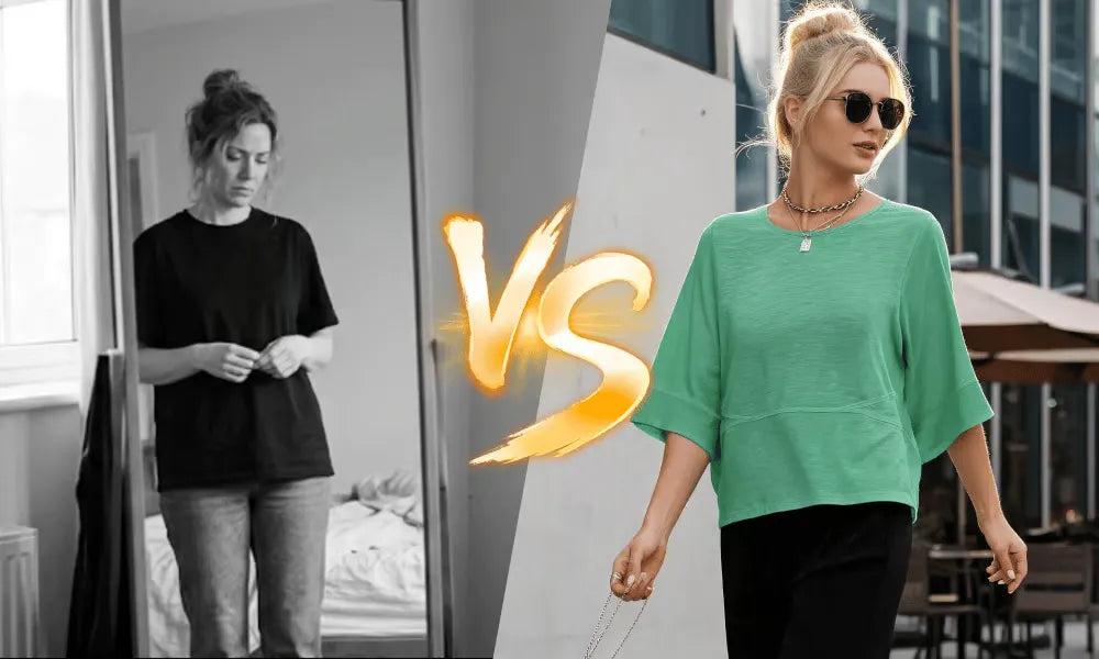 Women’s Oversized Bell Sleeve Casual Tee