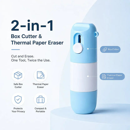 2-In-1 Privacy Protection Box Cutter Tool