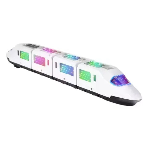 Electric Light-Up Bullet Train Toy