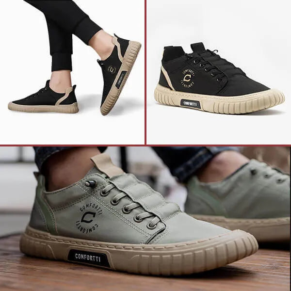 Men’s Lightweight Low-Top Lace-Up Sneakers