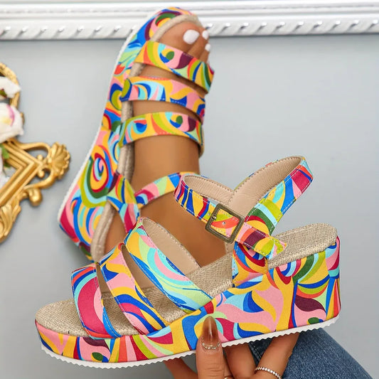 Women's Artistic Platform Sandals