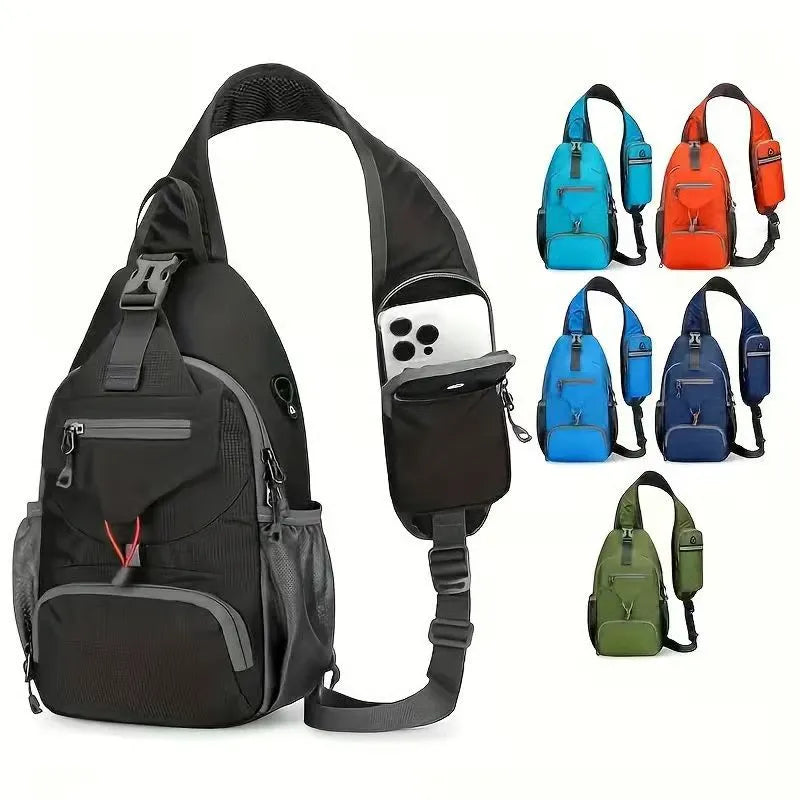 Foldable Multi Pocket Crossbody Sling Bag
