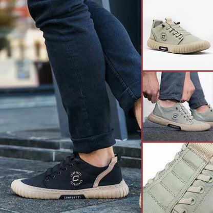 Men’s Lightweight Low-Top Lace-Up Sneakers